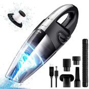 RRP £23.69 URAQT Handheld Lightweight Wet Dry Vacuum Cleaner Cordless