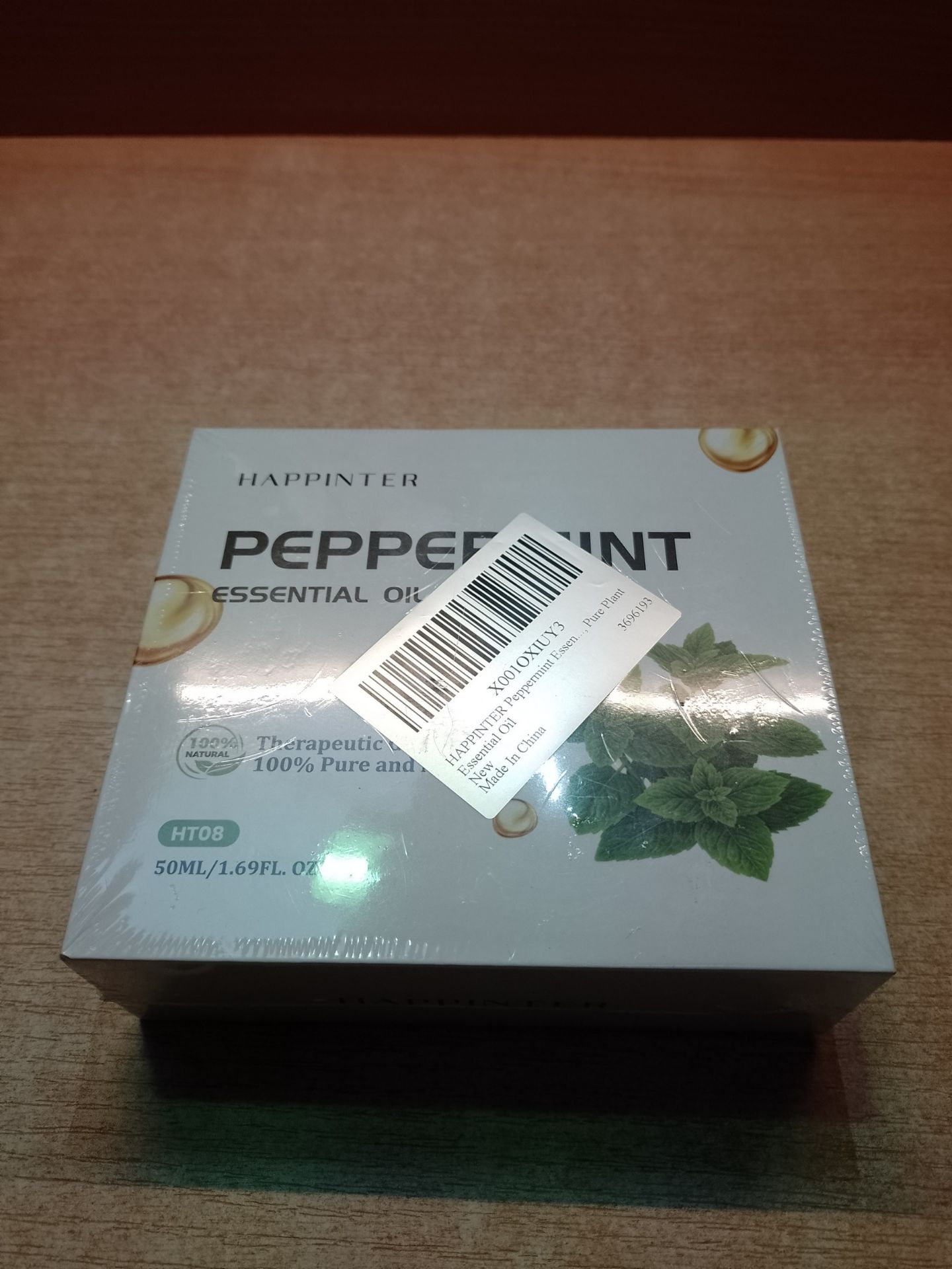 RRP £33.49 HAPPINTER Peppermint Essential Oil 50ml-100% Natural Plant Essential Oil - Image 2 of 2