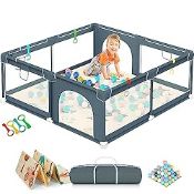 RRP £115.47 Baby Playpen with Mat 180 x 150 cm