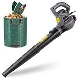 RRP £47.45 Leaf Blower Set by Bluemars - Powerful 3000W