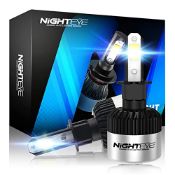 RRP £31.25 NIGHTEYE H3 Led Headlight Bulbs