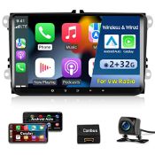 RRP £139.57 [2+32G] 9 inch Android 11 Car Radio for VW Passat Jetta