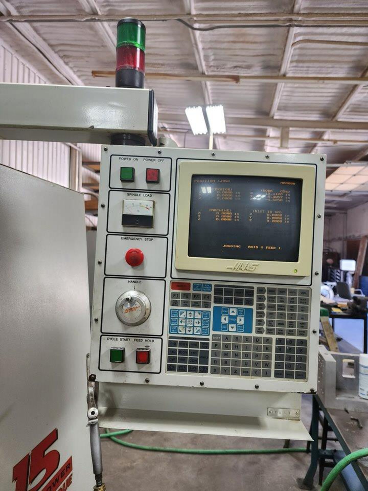 1996 Haas VF3 Milling Machine 208/230V, 3PH, 50/60HZ, Full Load: 40A; Largest Load: 30A; - Image 10 of 18