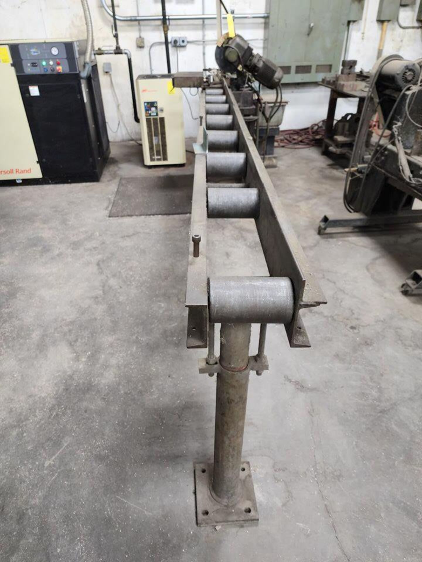 Brob Super 300" Cold Saw Roller Conveyor: 120"L x 6"Feed; W/ Coolant Tank (No Mfg Tag) - Image 7 of 12