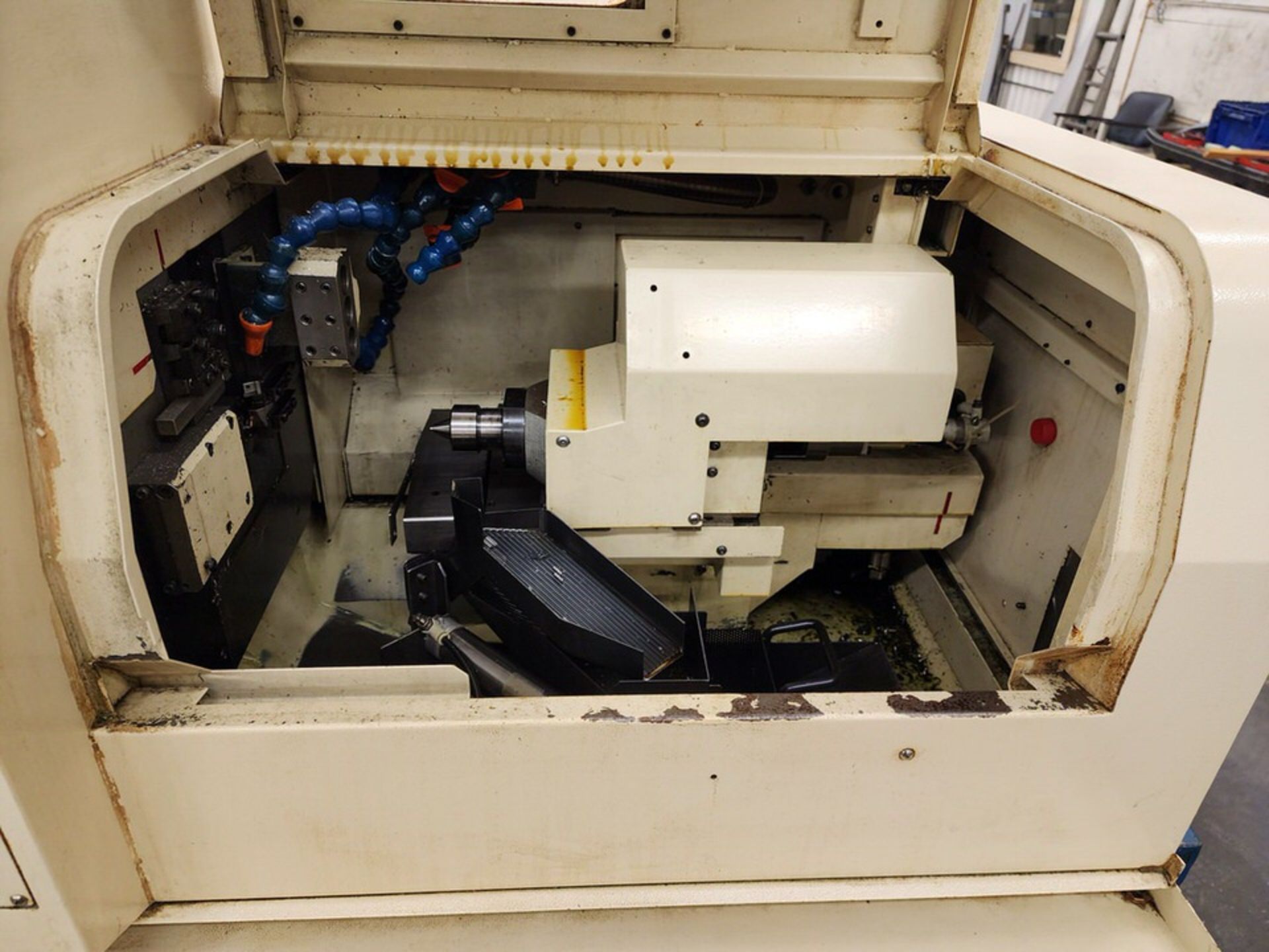 Tsugami B012B Swiss Lathe W/ Fanuc LG2 Controller; W/ LNS Bar Feeder: Yr: 09', Mod: 212ST - Image 5 of 29