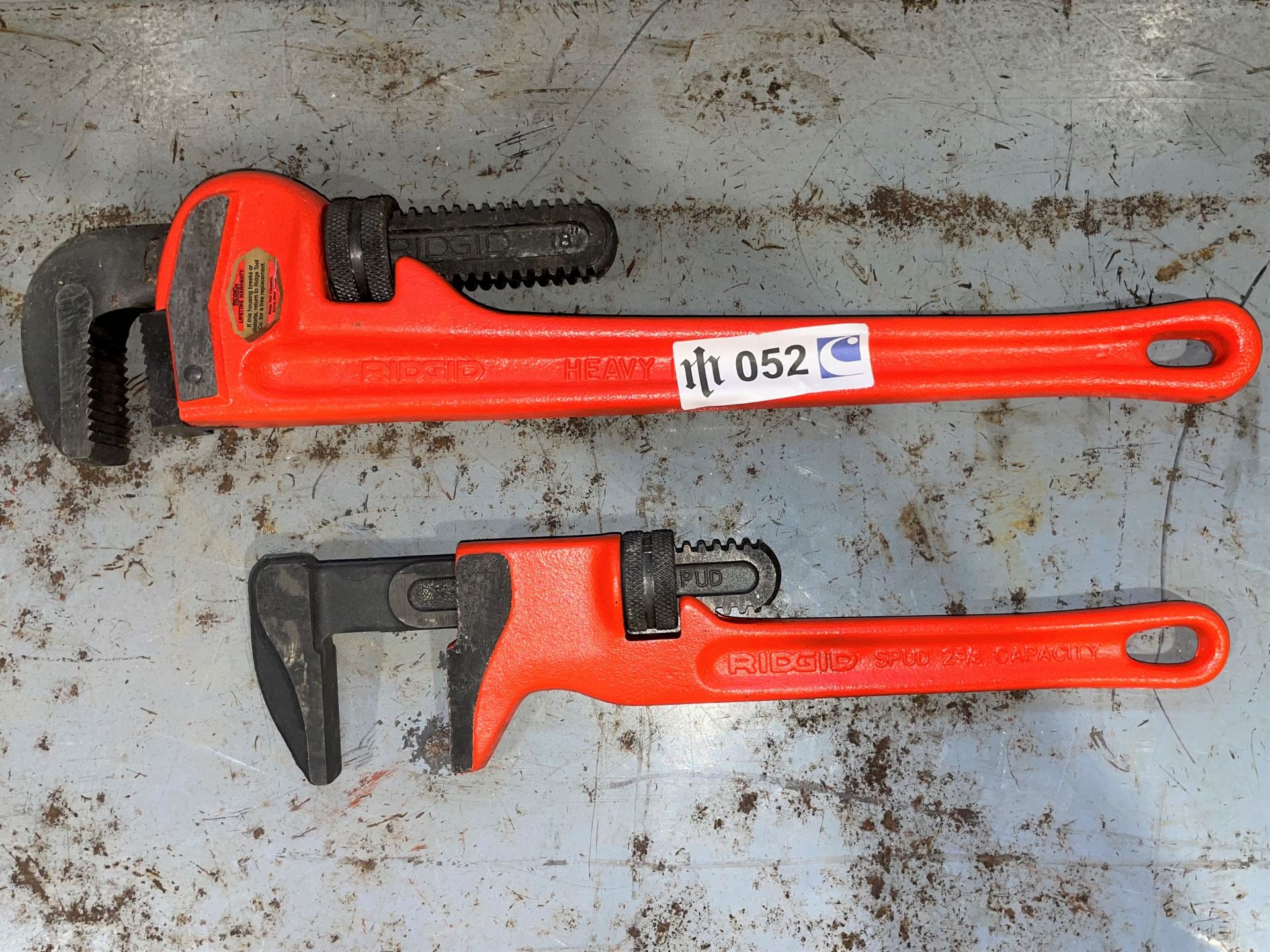 Lot with (2) Various Size Ridgid Pipe Wrenches