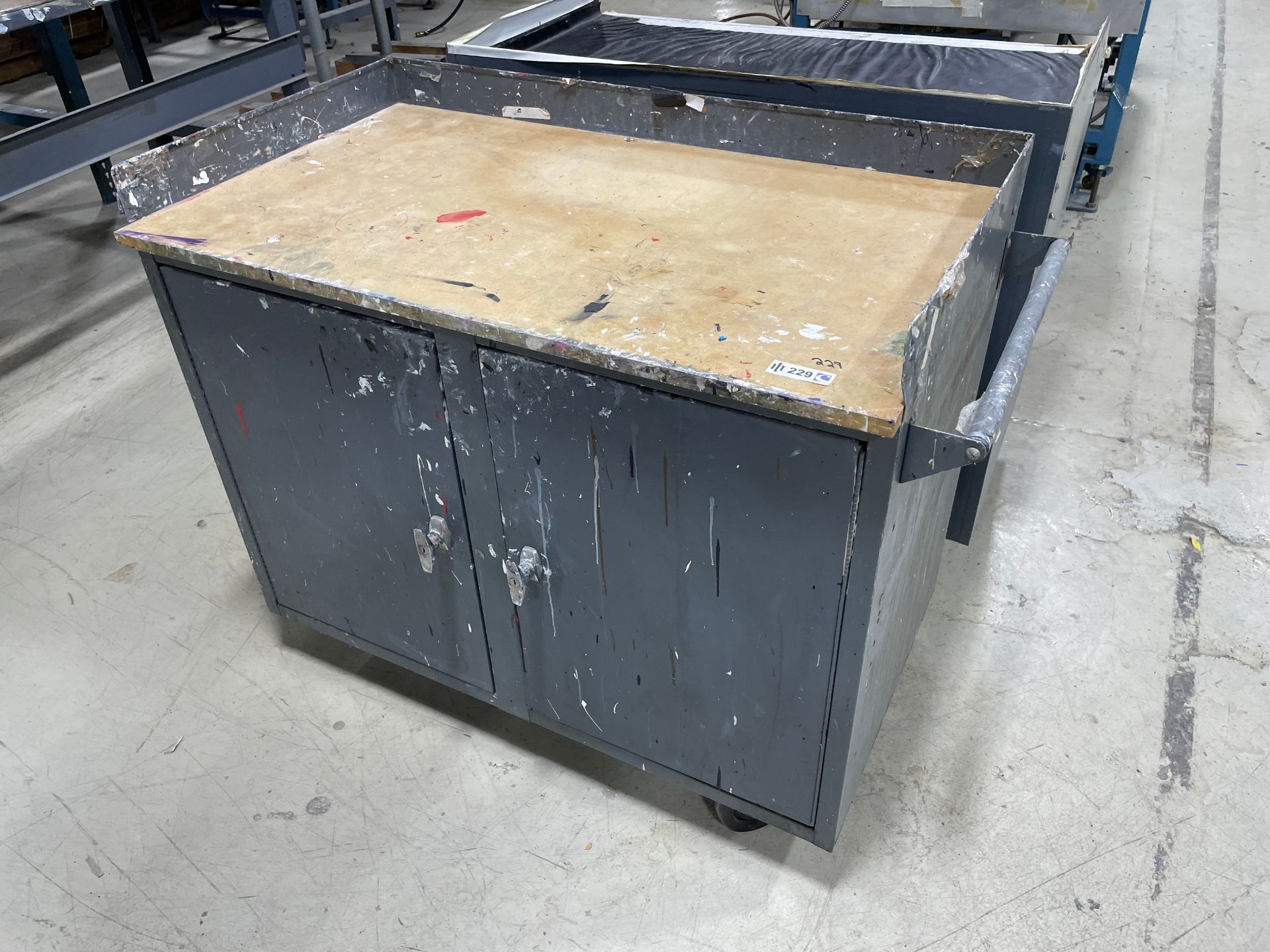 (2) Metal Storage Carts