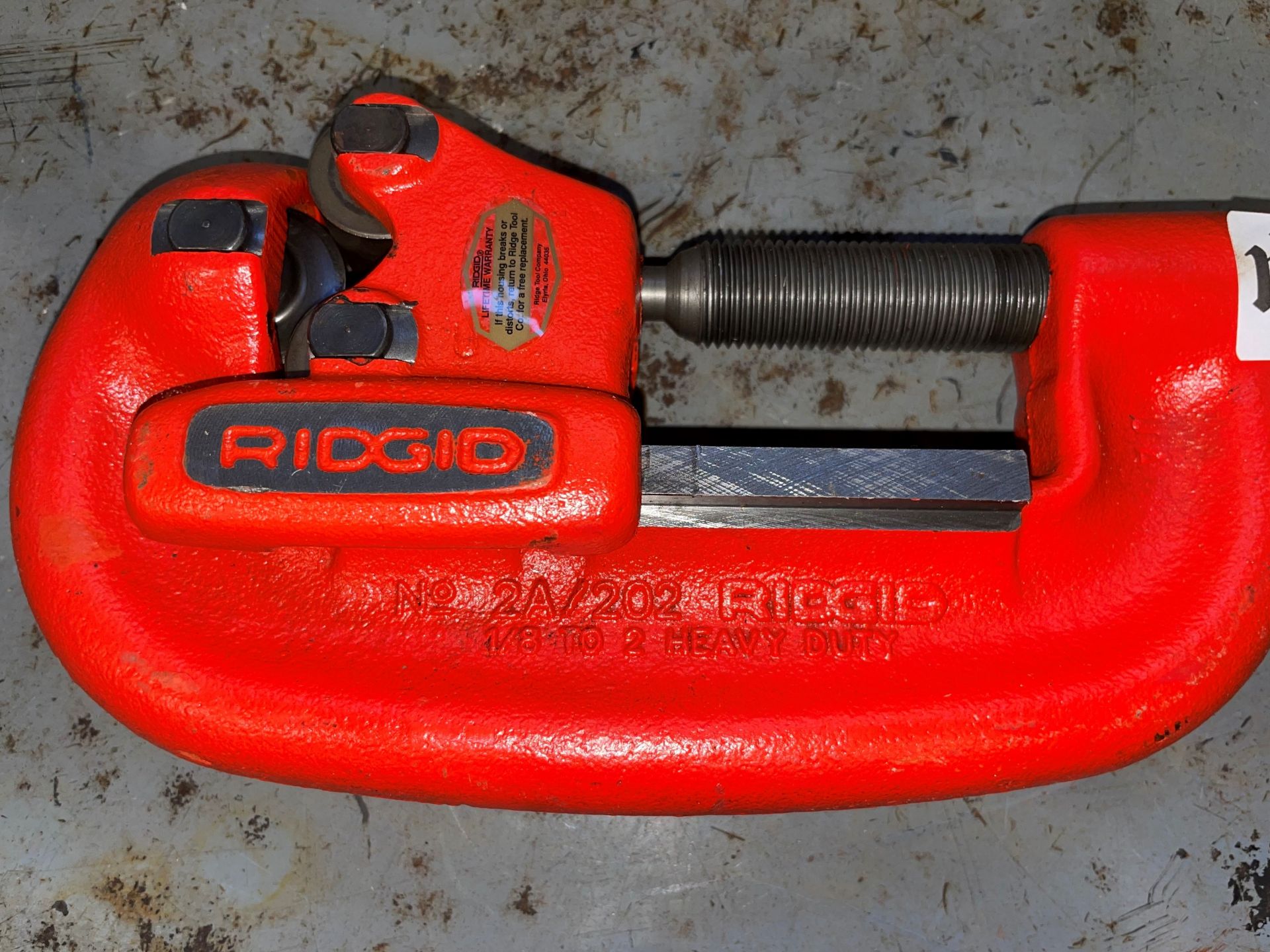 Ridgid No. 2A/202 Heavy Duty Pipe Cutter - Image 2 of 2