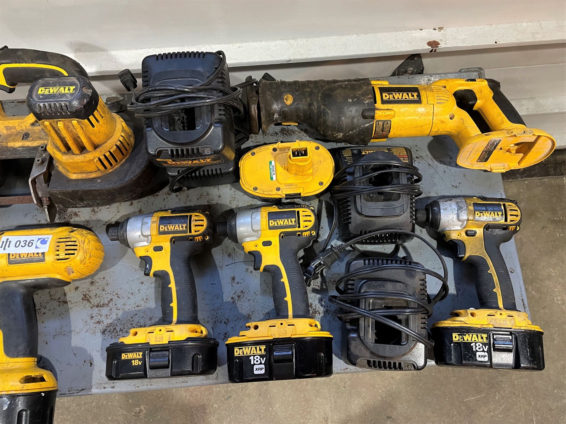 Lot with Various DeWalt Battery Powered Hand Tools - Image 3 of 3