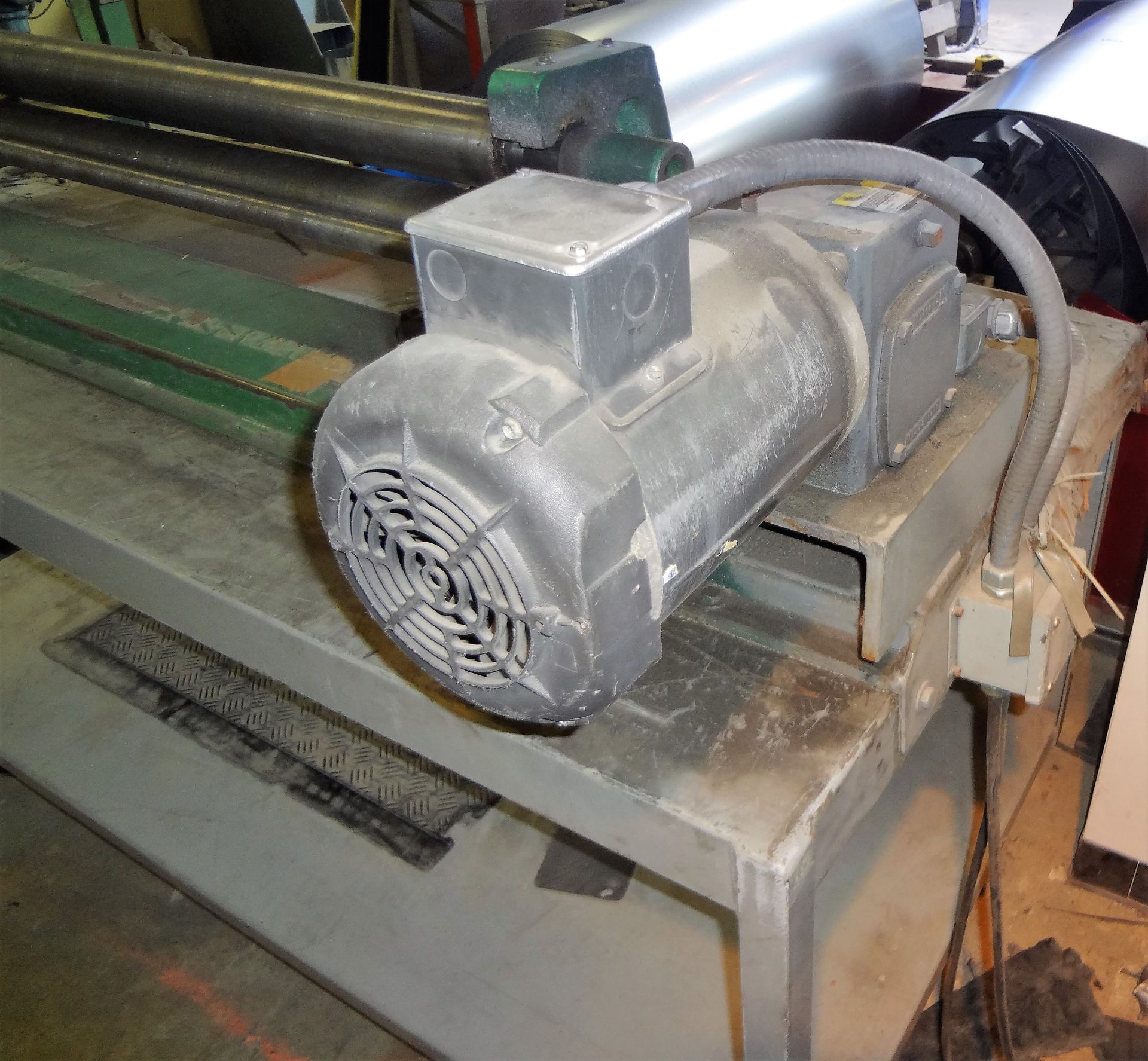 Initial Pinch Motorized Sheet Metal Rolls, 16-Gauge x 50" - Image 7 of 8