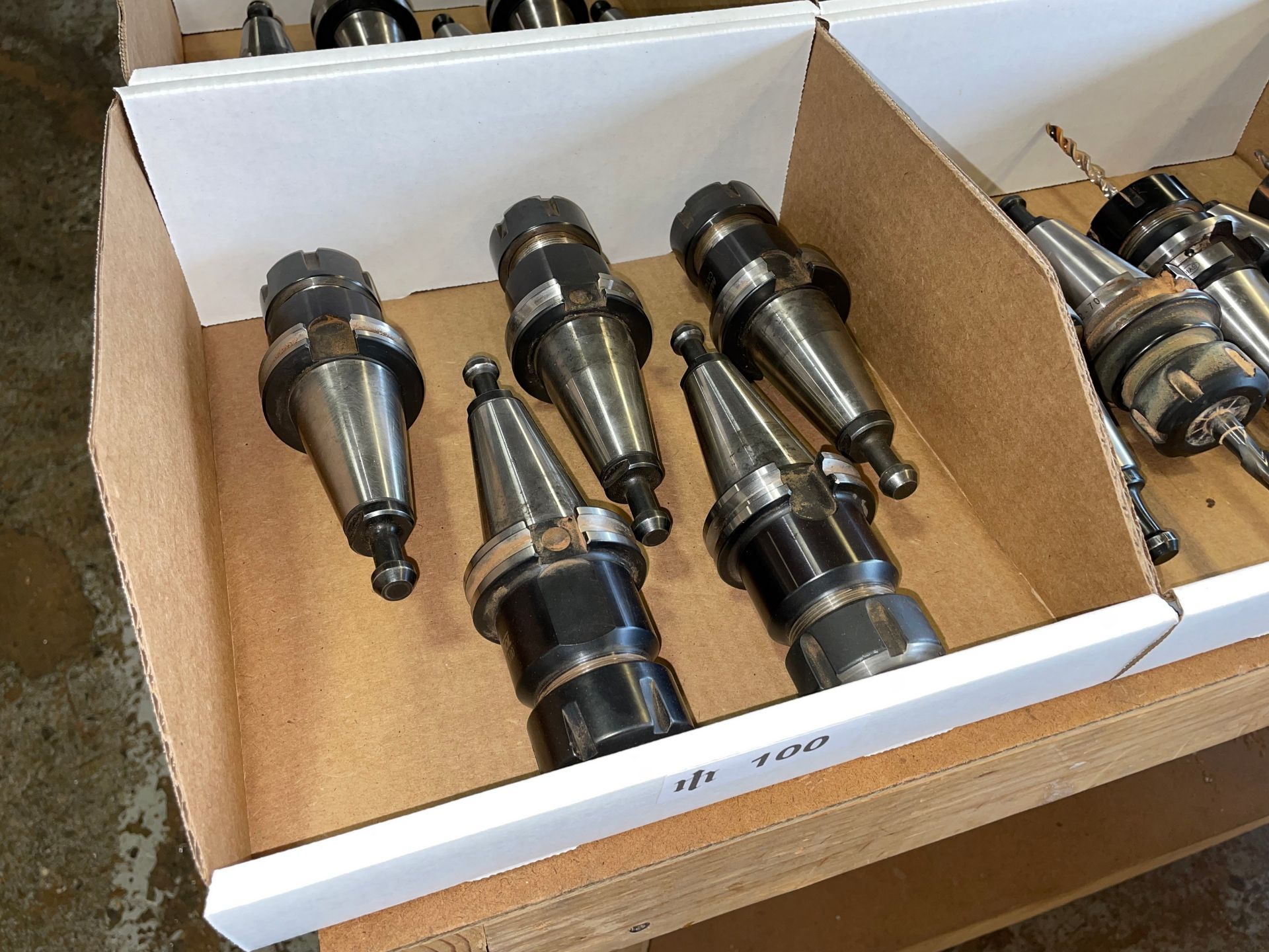 Lot with (5) CAT 40 Tool Holders