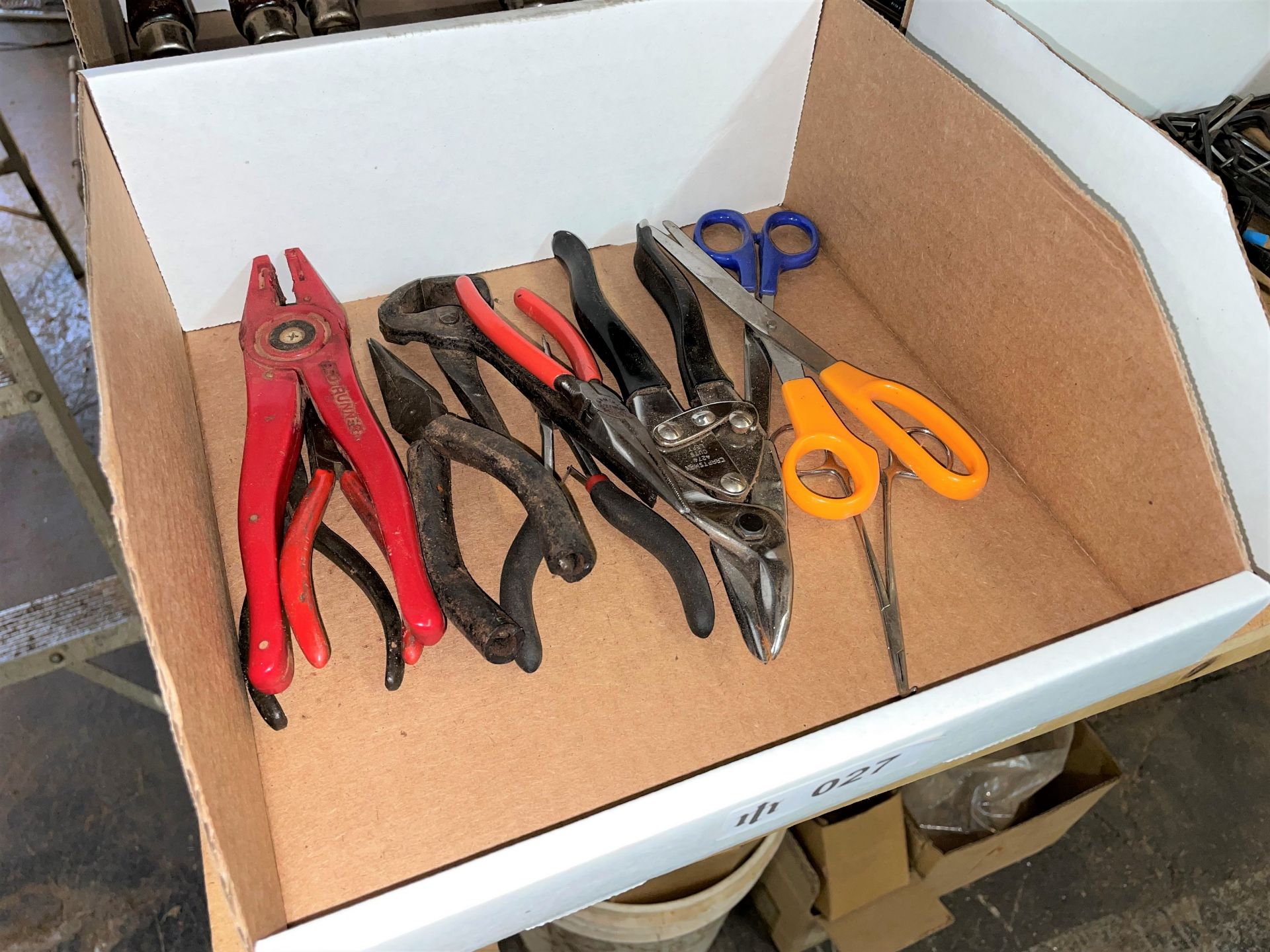 Lot of Various Pliers, Cutters and Scissors