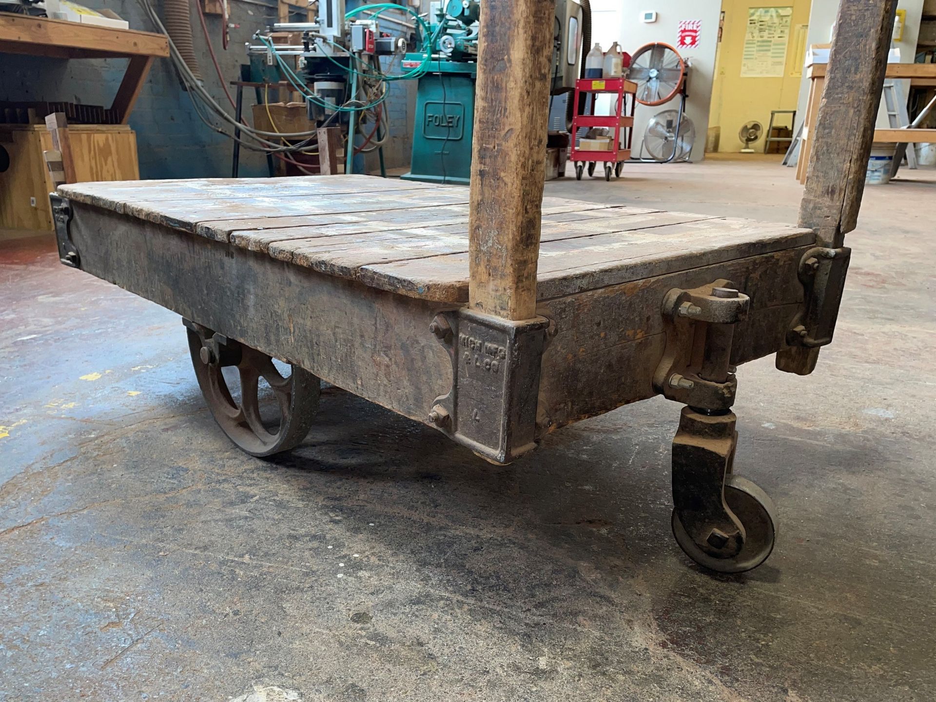 Michigan Wooden Plank Hand Cart - Image 2 of 4