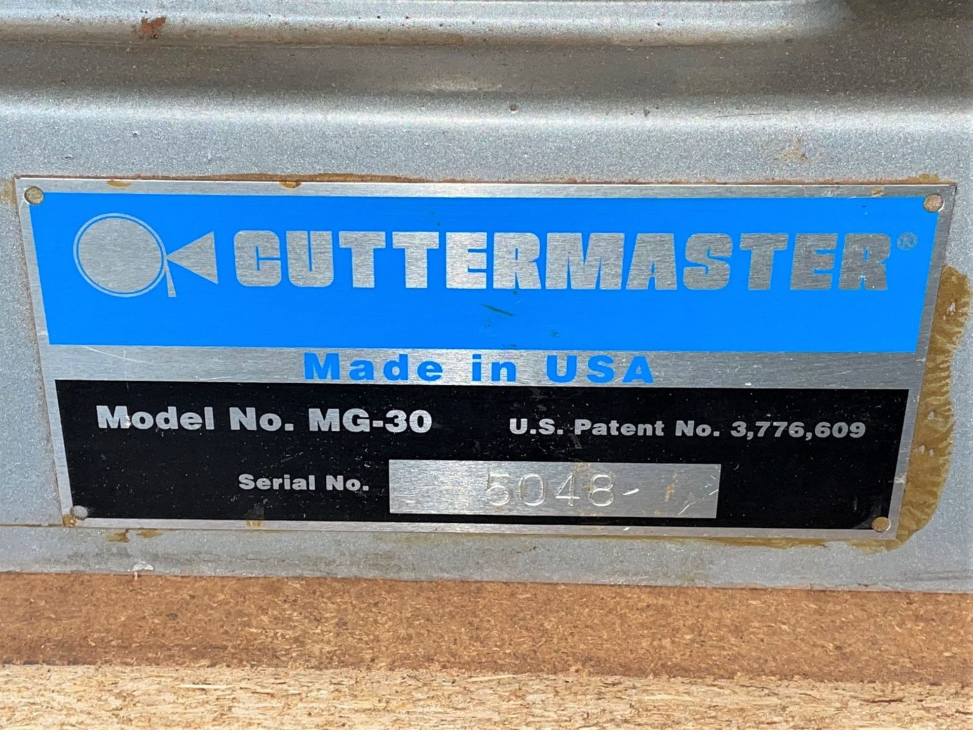 Cuttermaster Mdl. MG-30 End Mill and Tool Sharpener - Image 9 of 9