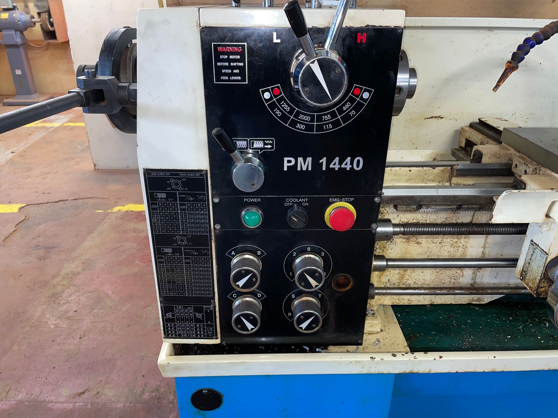 Precision Matthews Mdl. PM1440 Gap Bed Lathe - Image 7 of 10