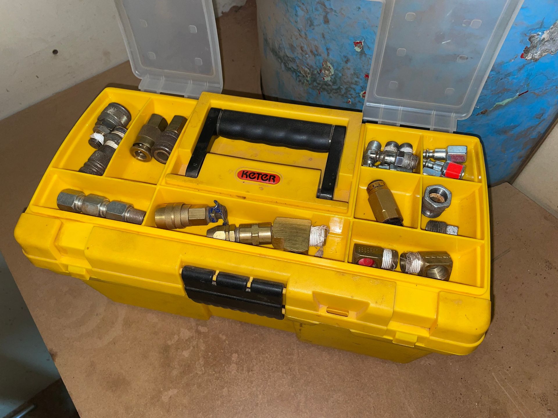 Keter Tool Box including Contents of Pneumatic Fittings - Image 3 of 4