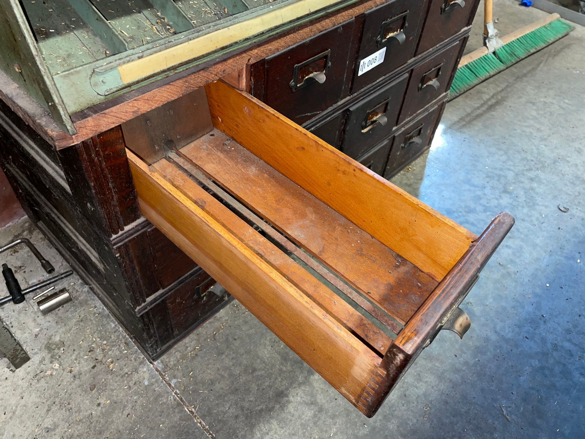 Wooden 12-Drawer Storage Cabinet - Image 3 of 3