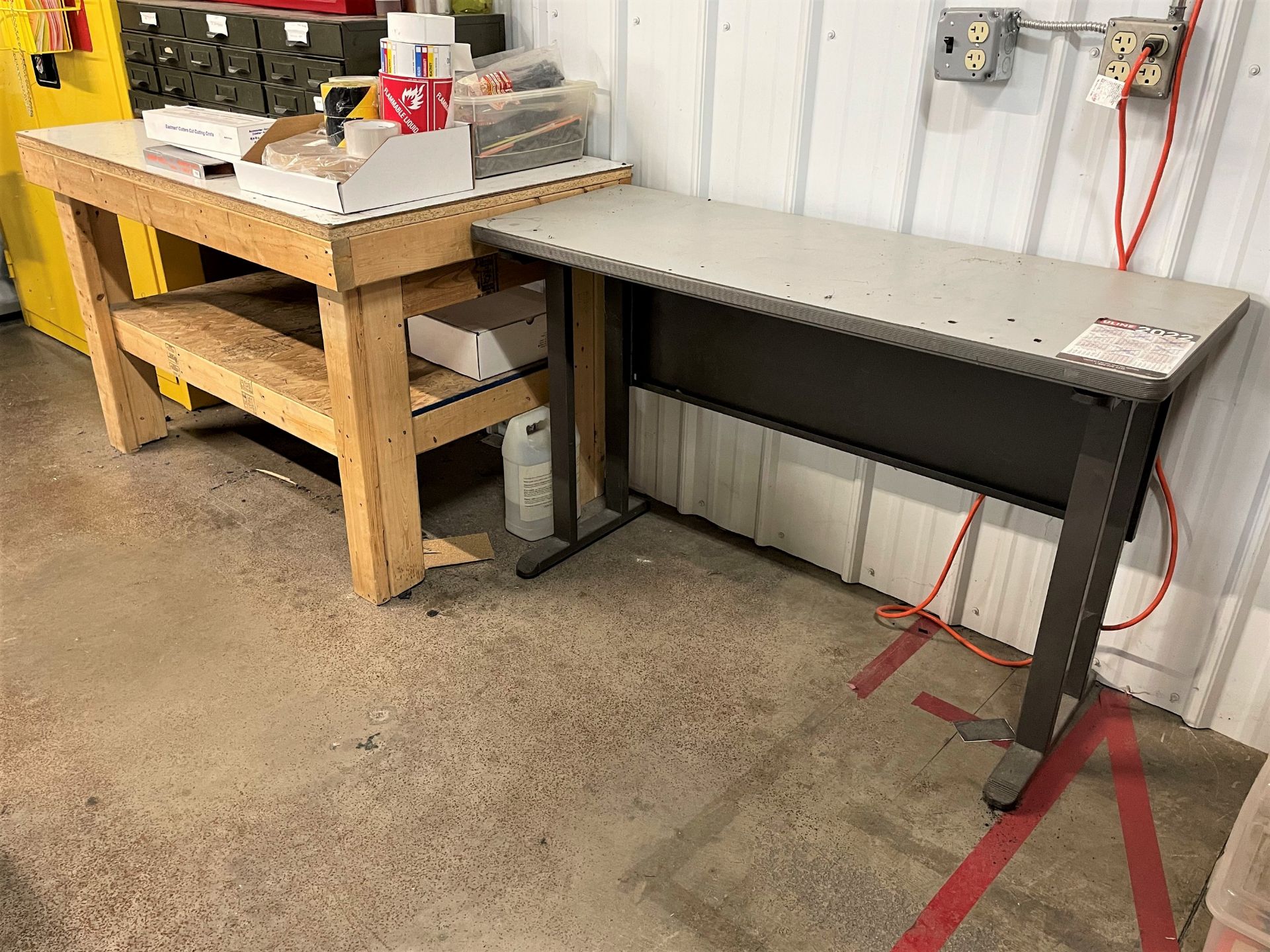 Lot including (3) Work Benches