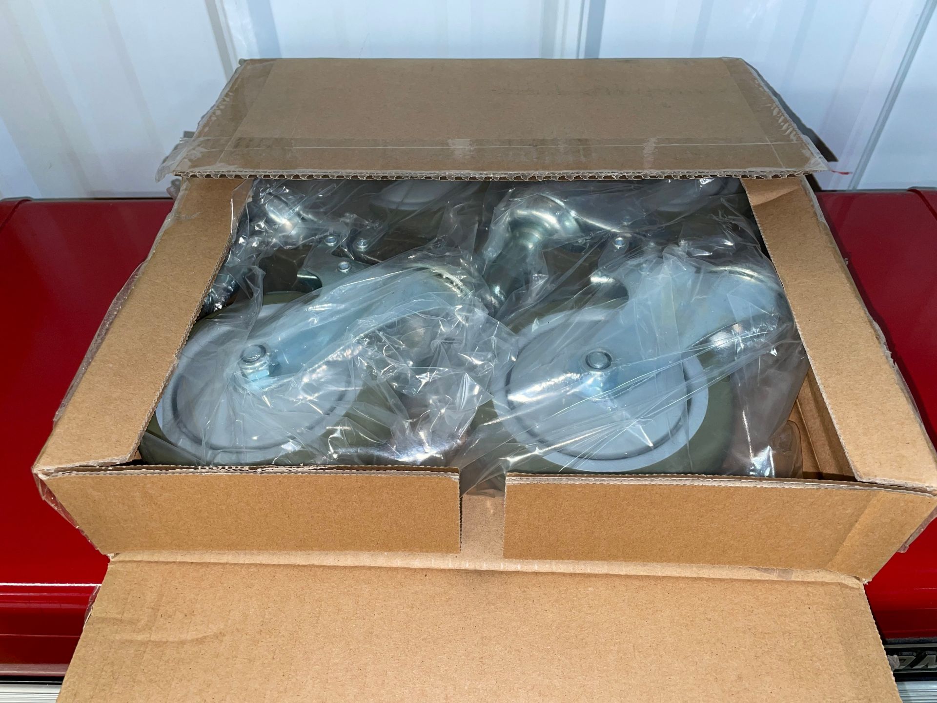 Lot with a Box of Casters - Image 3 of 3