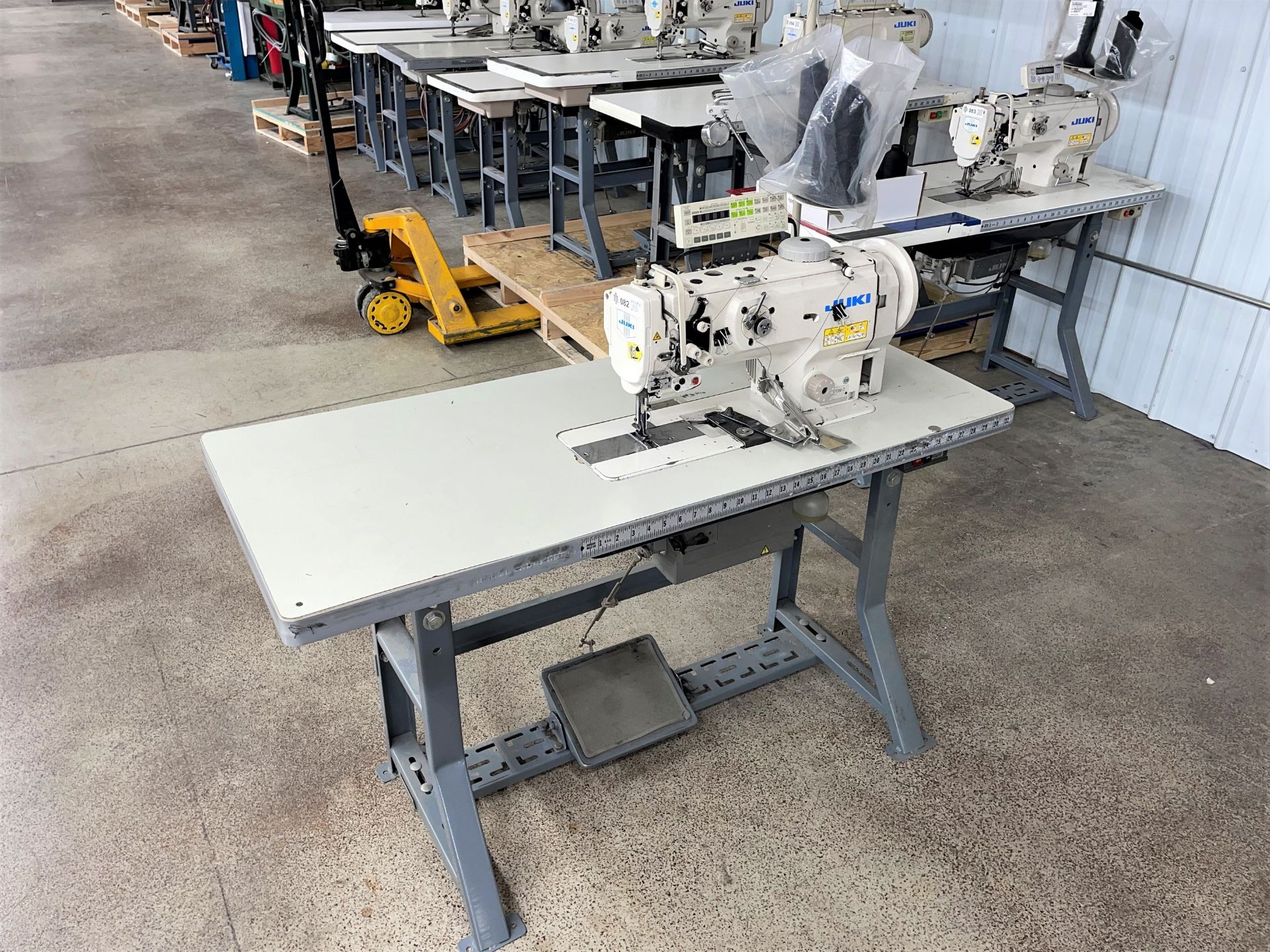 Juki Industrial Sewing Machine with Table - Image 9 of 9
