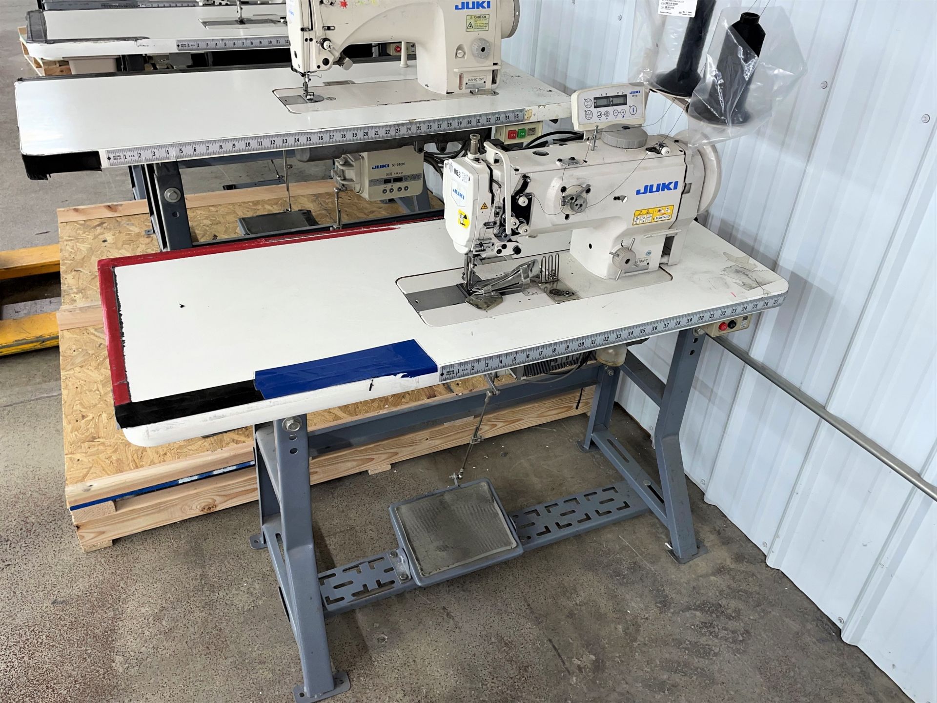 Juki Industrial Sewing Machine with Table - Image 10 of 10