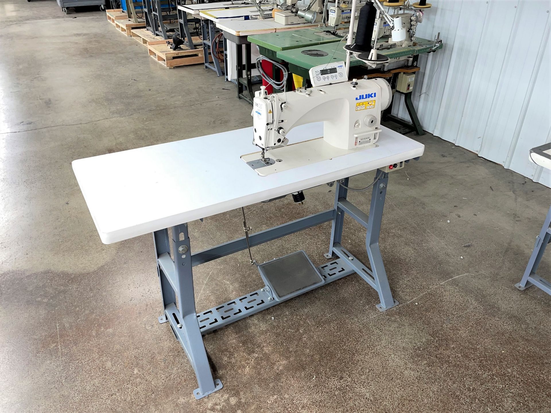 Juki Lockstitch Sewing Machine with Table - Image 9 of 9