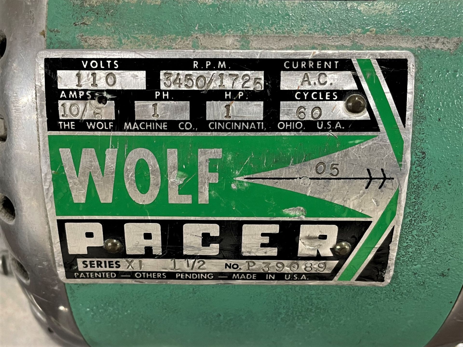 Wolf Pacer XI 1-1/2 Cloth Cutting Machine - Image 5 of 5