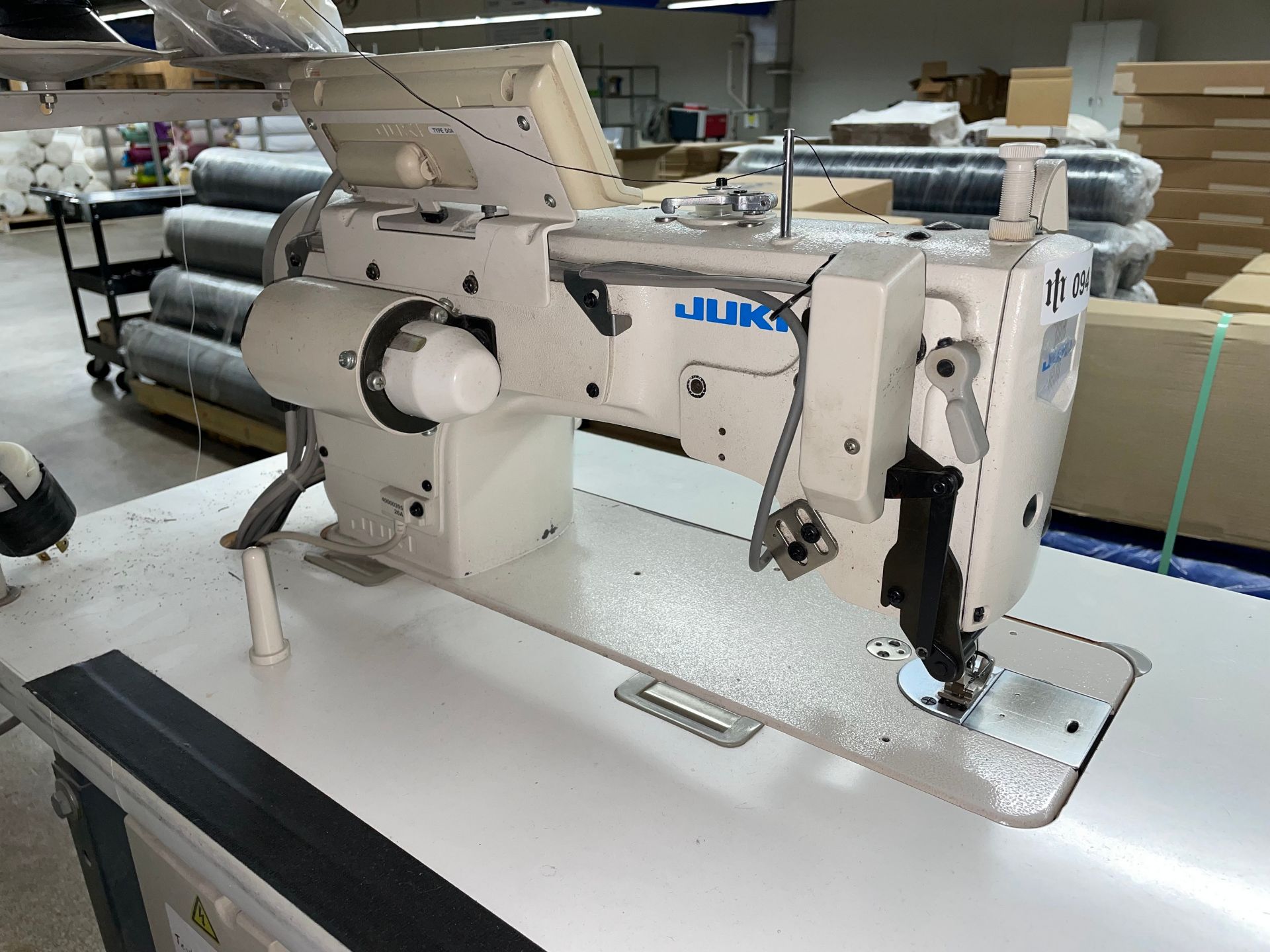 Juki Lockstitch Sewing Machine with Table - Image 3 of 9