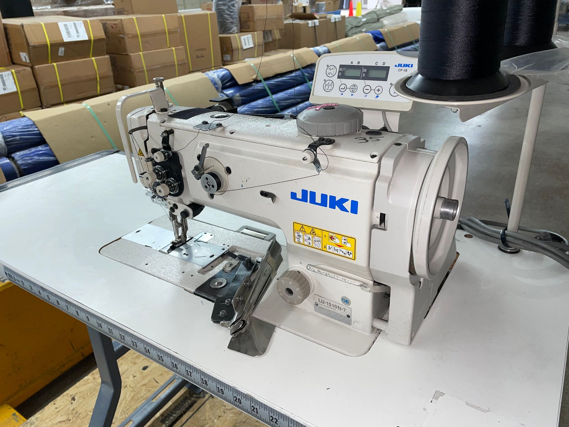 Juki Industrial Sewing Machine with Table - Image 2 of 11