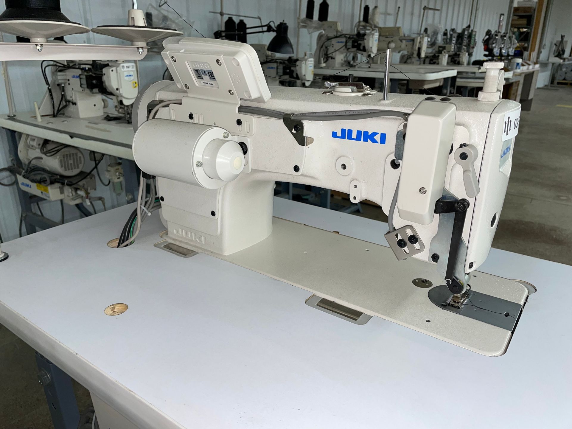 Juki Lockstitch Sewing Machine with Table - Image 3 of 9