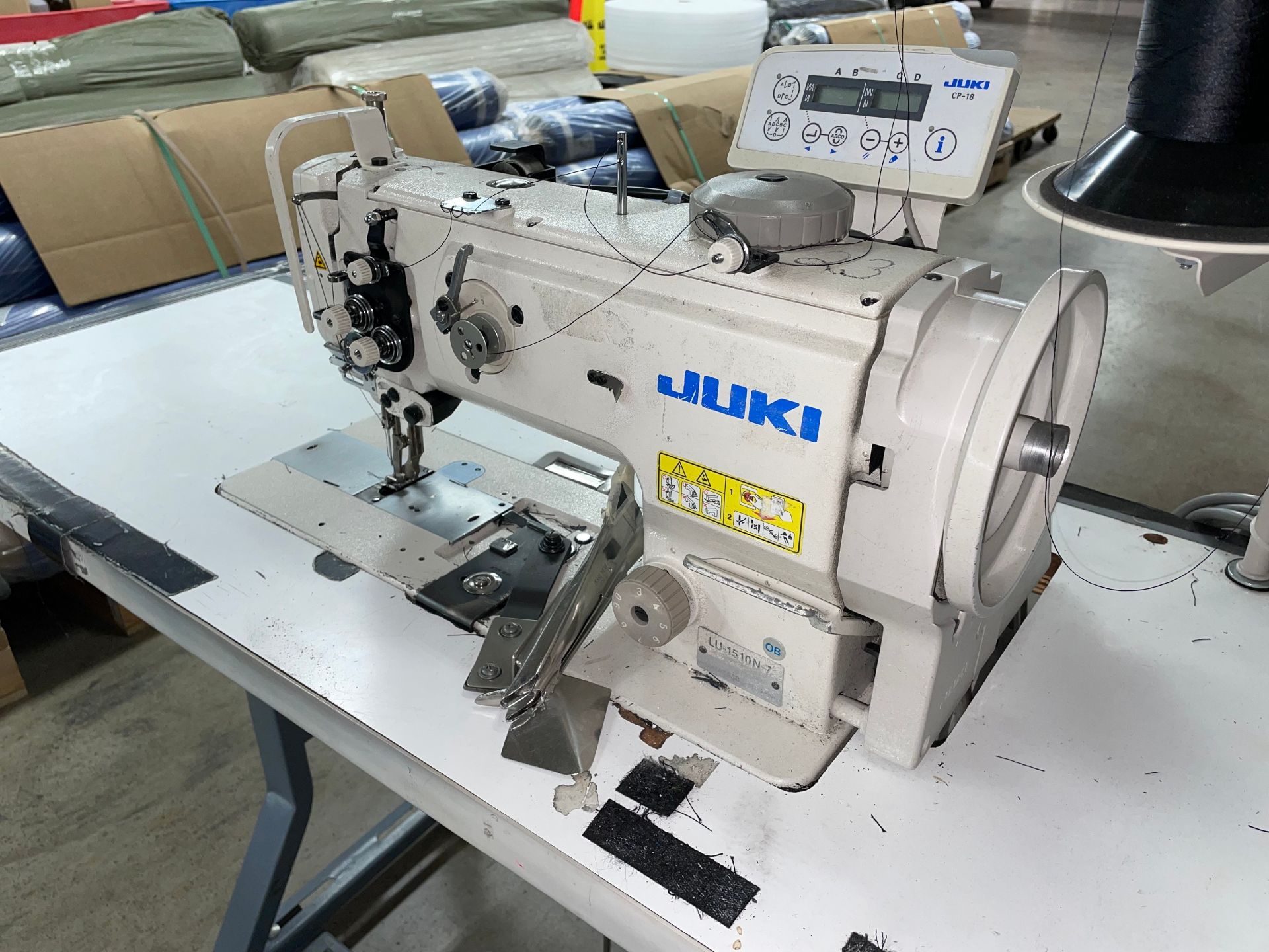 Juki Industrial Sewing Machine with Table - Image 2 of 10