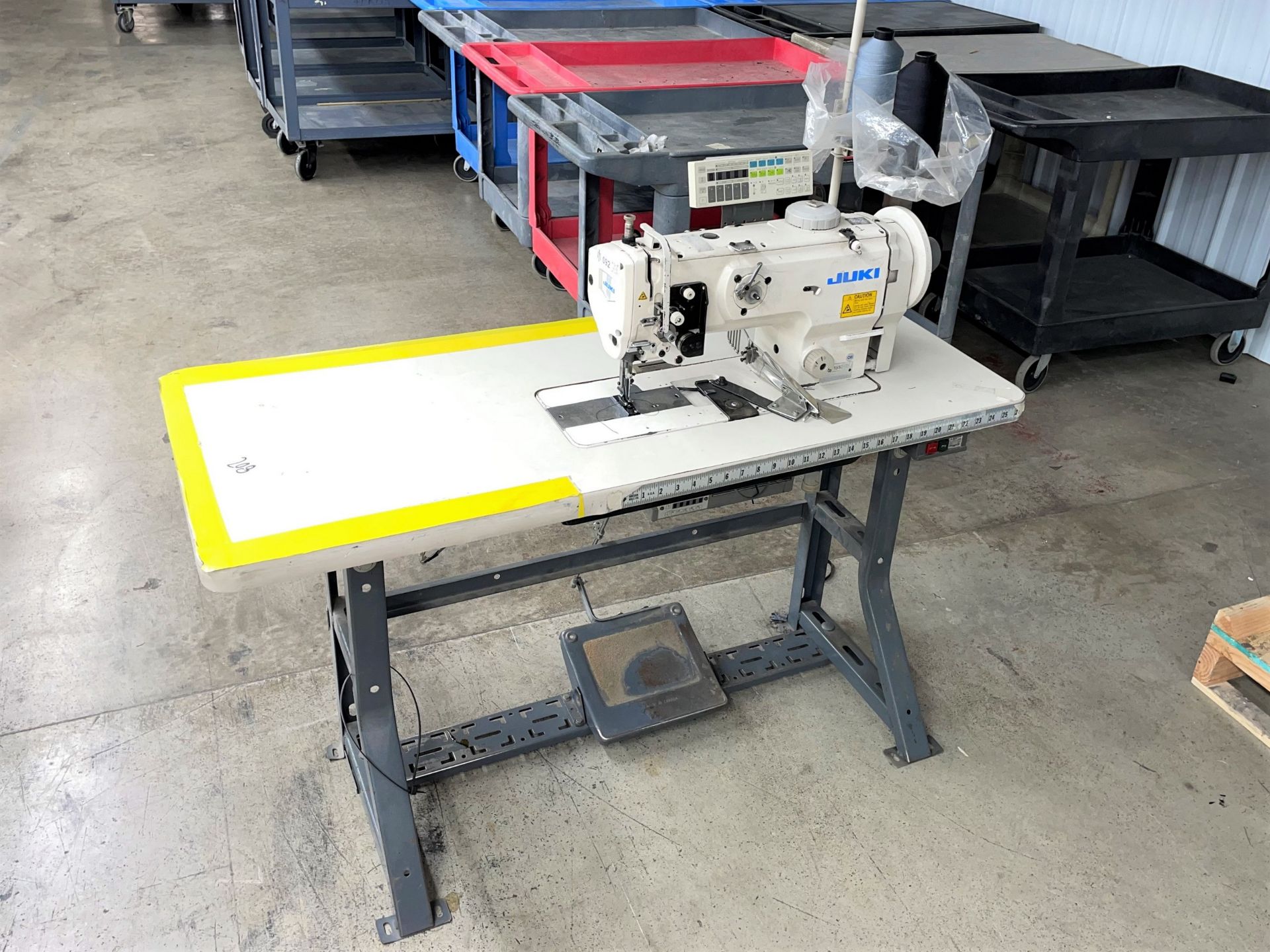 Juki Industrial Sewing Machine with Table - Image 10 of 10