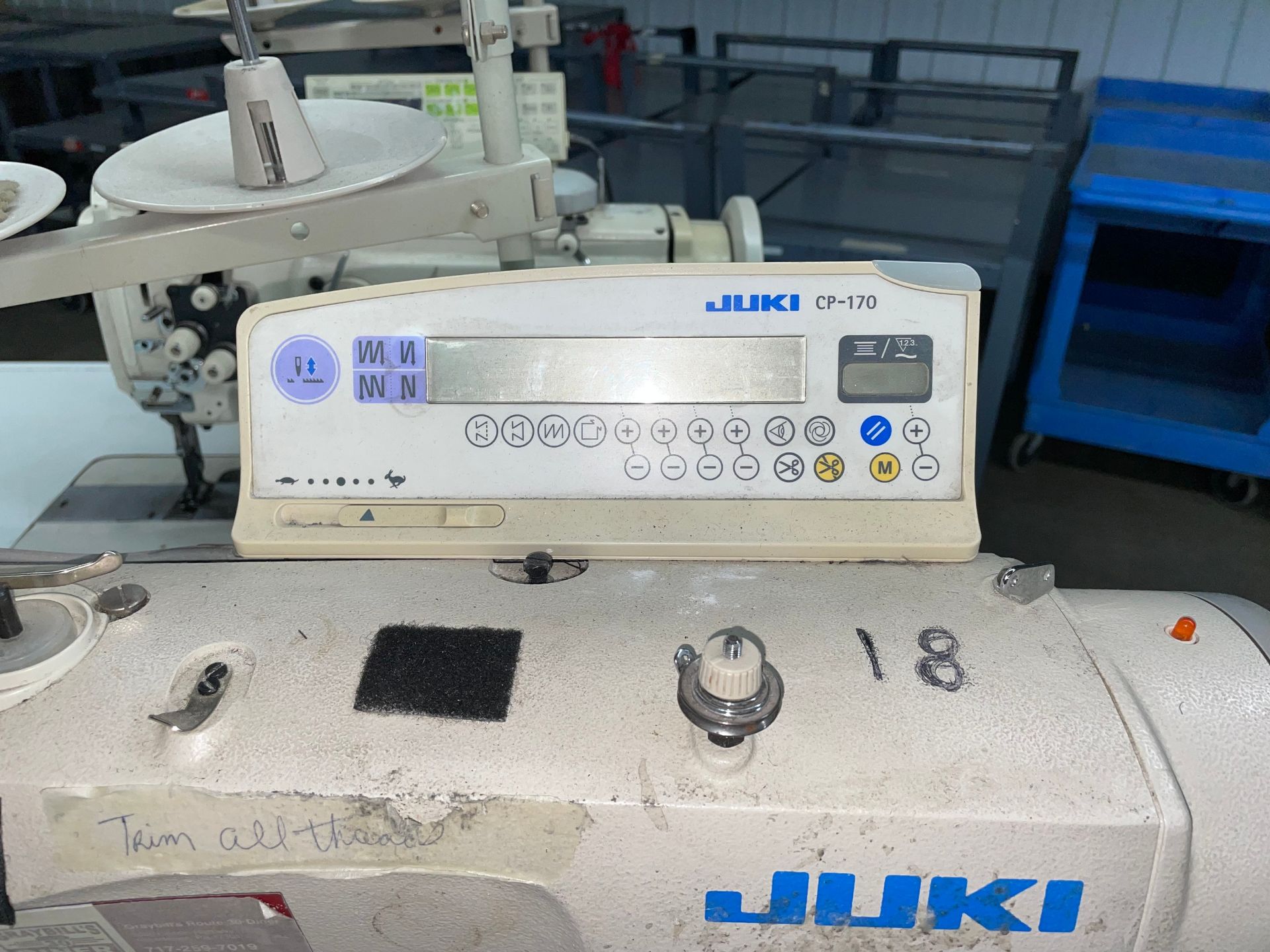 Lot including (2) Juki Industrial Sewing Machines - Image 14 of 17