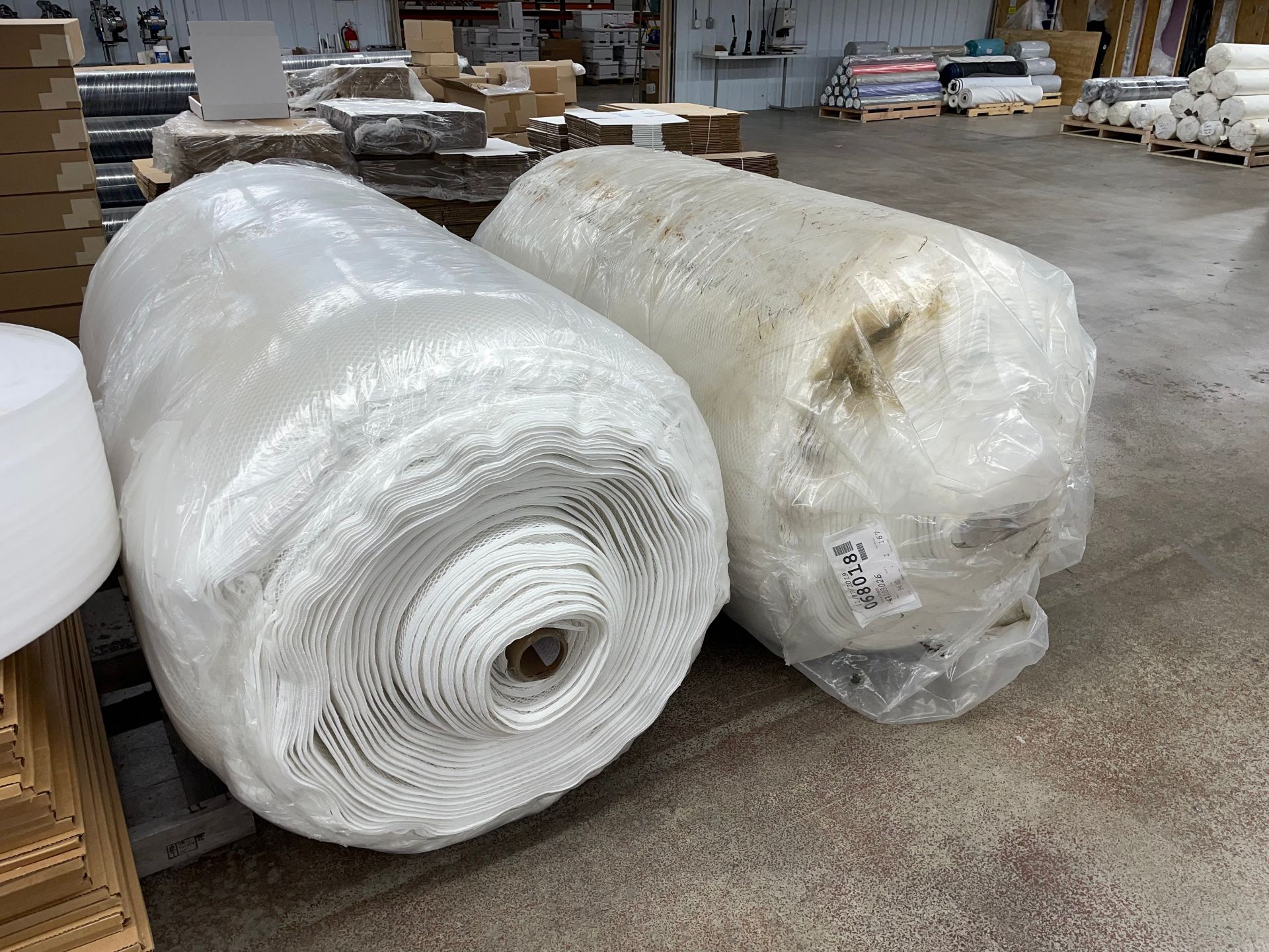 Lot with (2) Rolls of Material