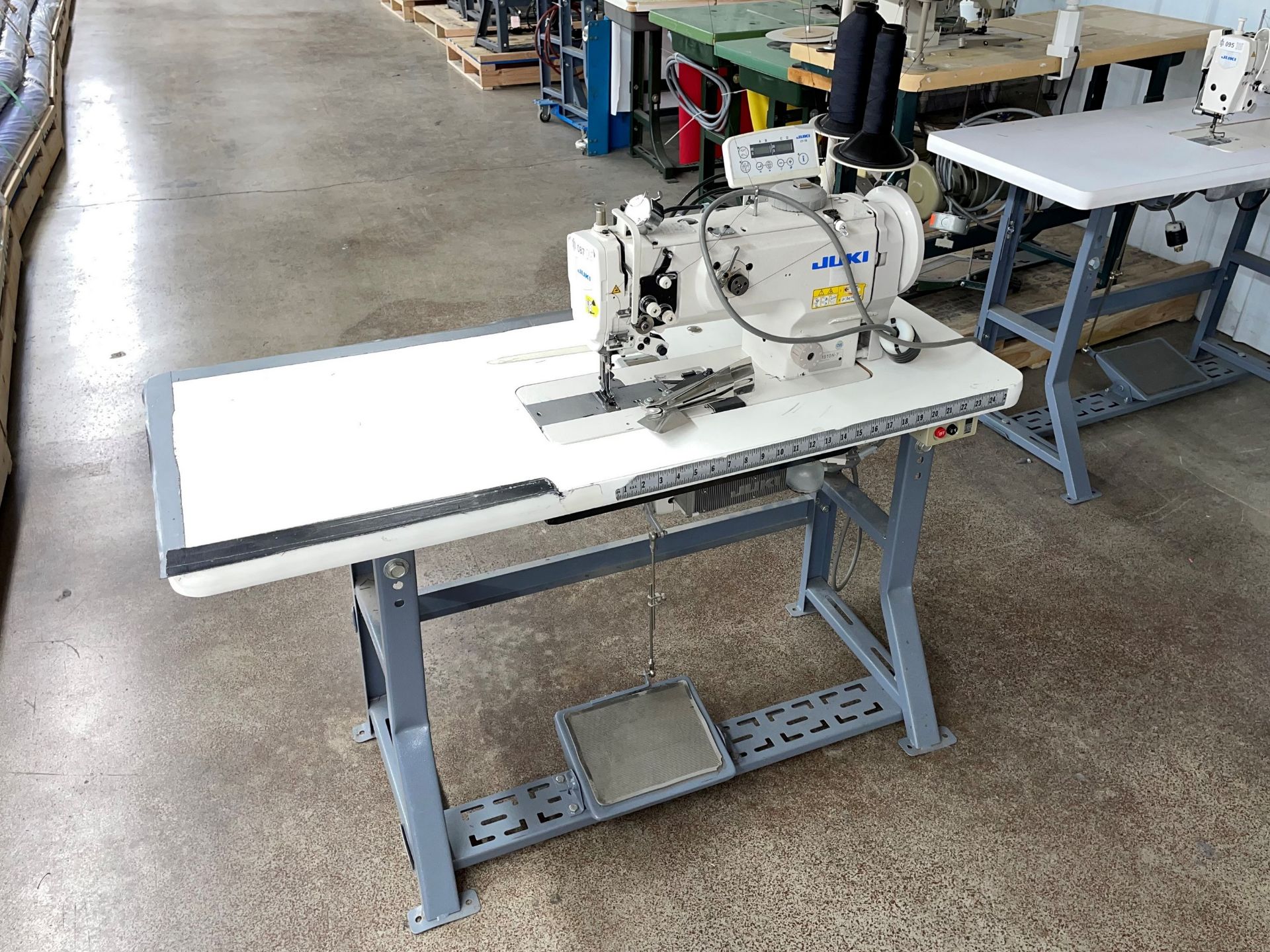 Juki Industrial Sewing Machine with Table - Image 10 of 10