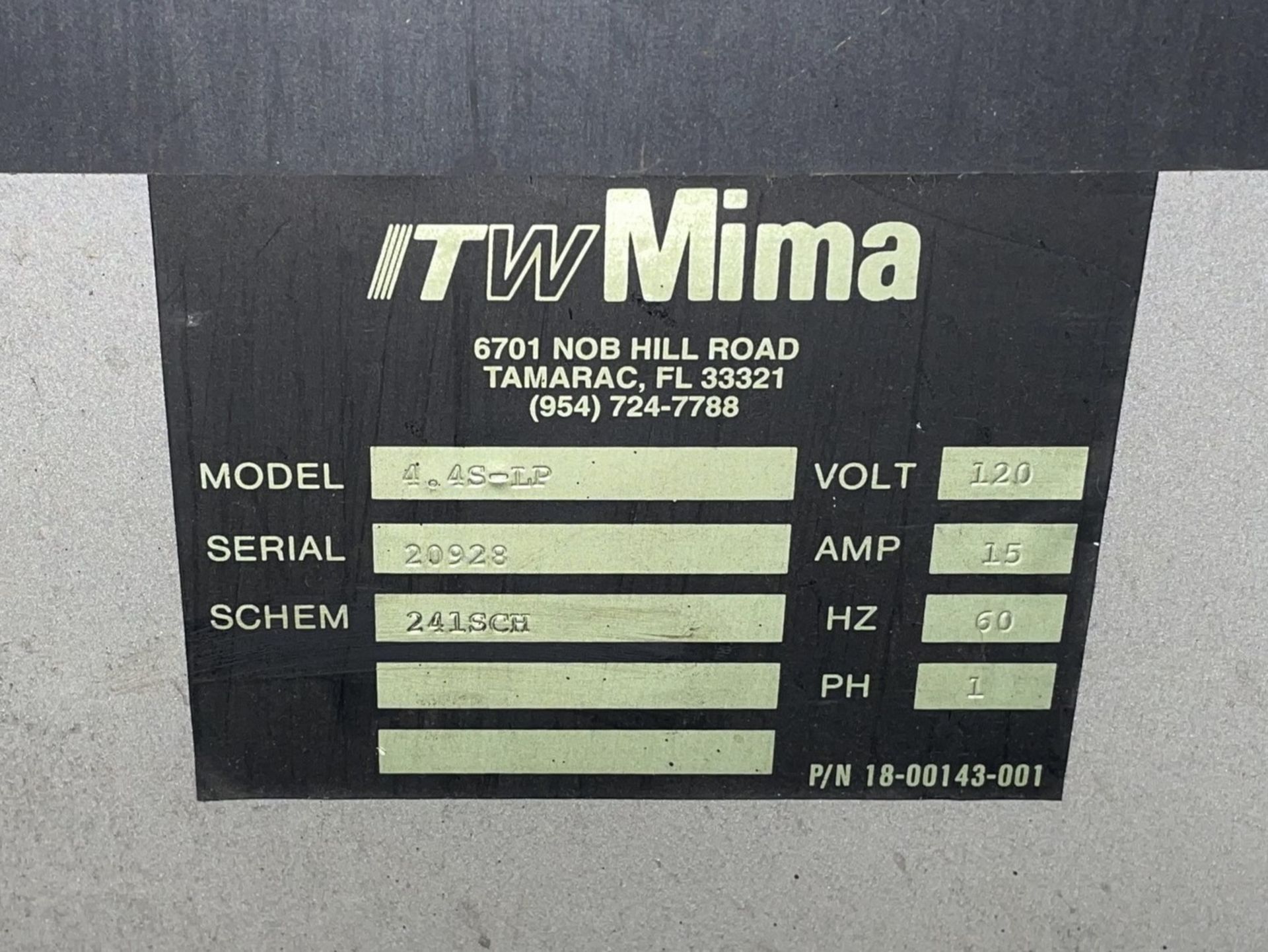 ITW Mima Mdl. 4.4S-LP Stretch Wrap Machine - Image 9 of 9