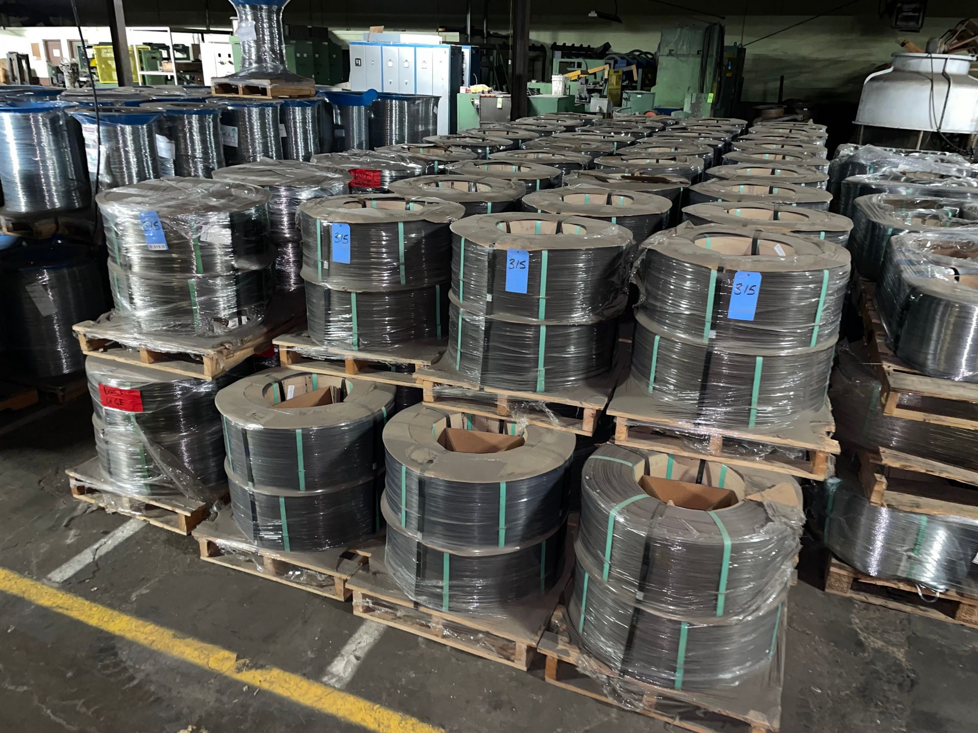 Appoximately (152) Spools of .070 Galvanized Carbon Steel, Weighs approximately 136,000Lbs - Image 3 of 8