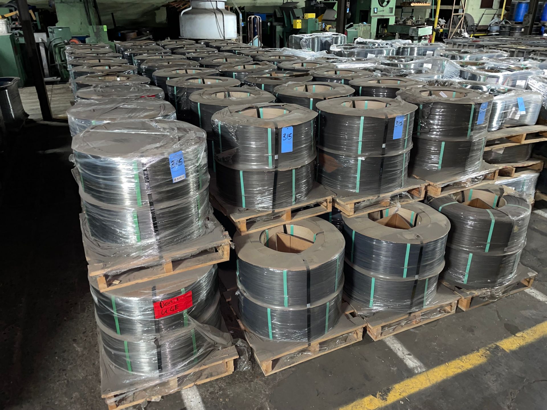 Appoximately (152) Spools of .070 Galvanized Carbon Steel, Weighs approximately 136,000Lbs - Image 6 of 8