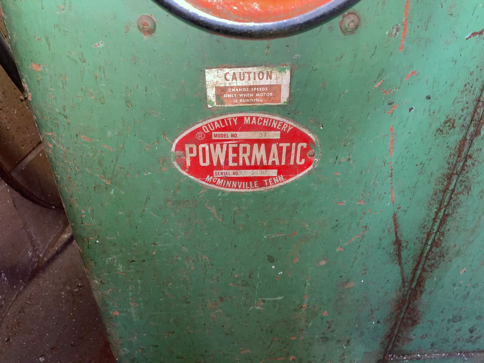 Powermatic Mdl. 87 Vertical Band Saw - Image 4 of 4