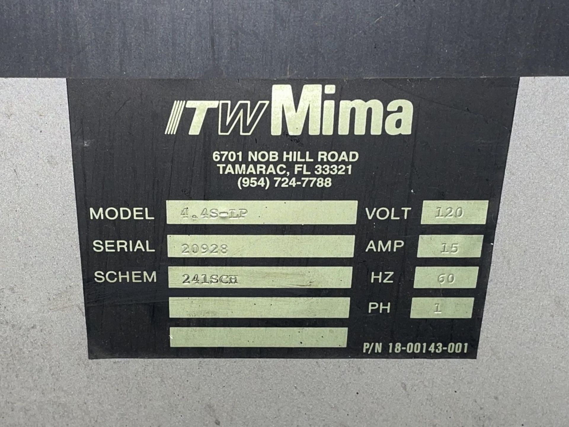 ITW Mima Mdl. 4.4S-LP Stretch Wrap Machine - Image 8 of 9