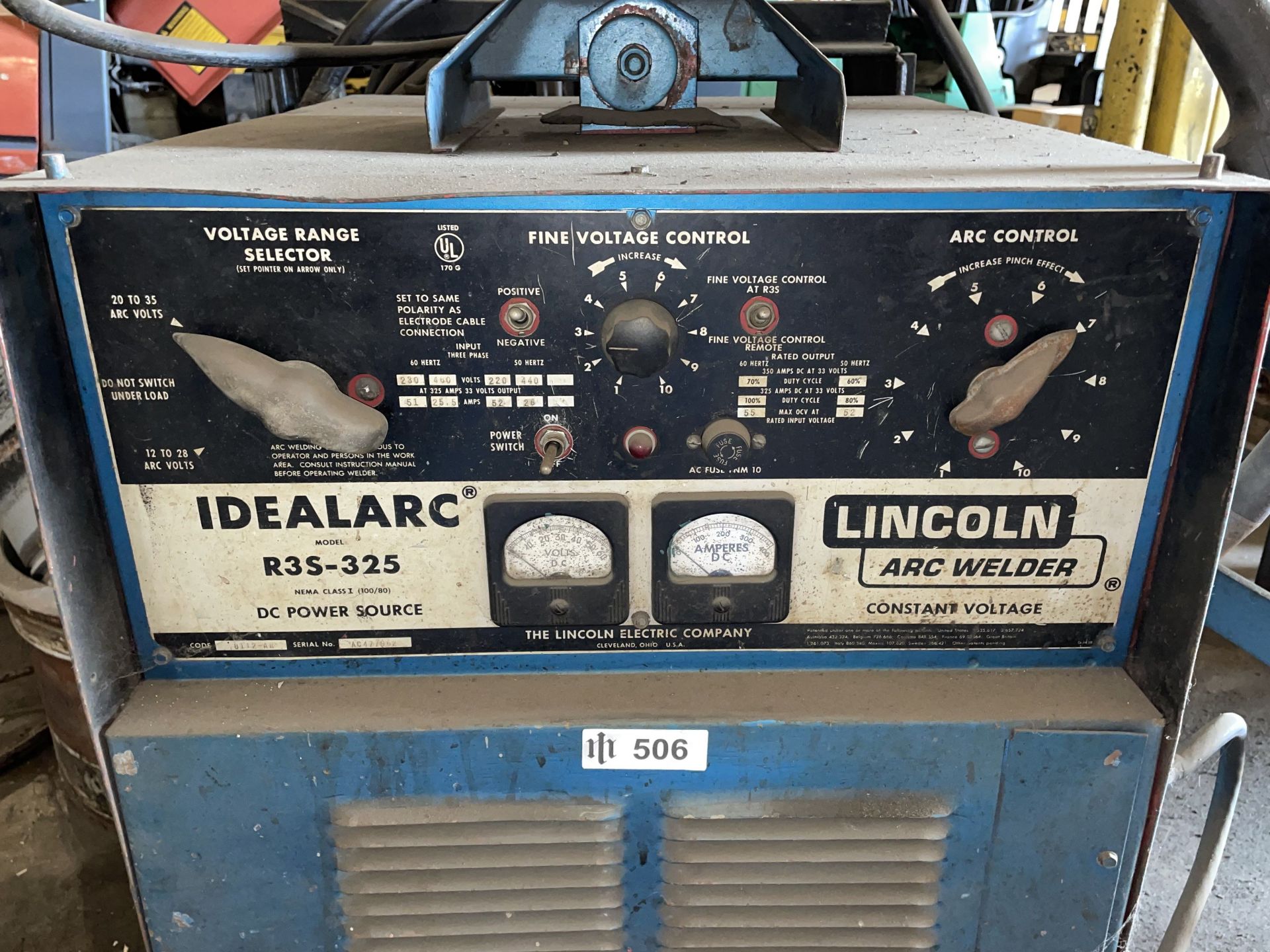 Lincoln Electric IdealArc R3S-325 Arc Welder - Image 4 of 6