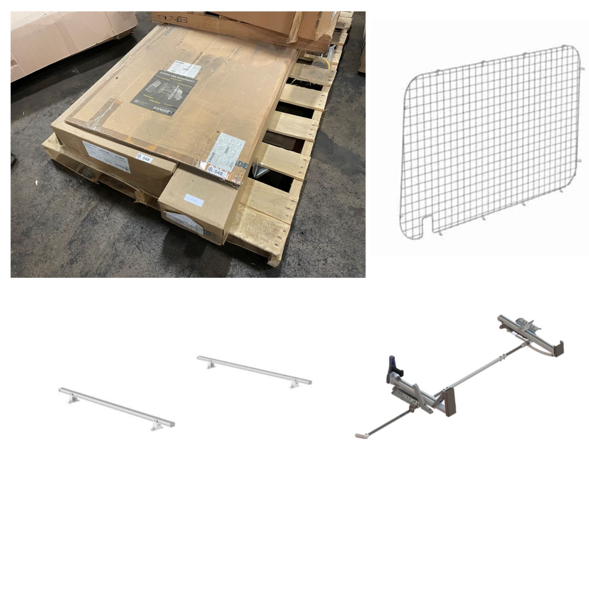 NEW in Box - Lot including Window Grill, Driver Side Max Rack and Max Rack Crossbow Retrofit Kit