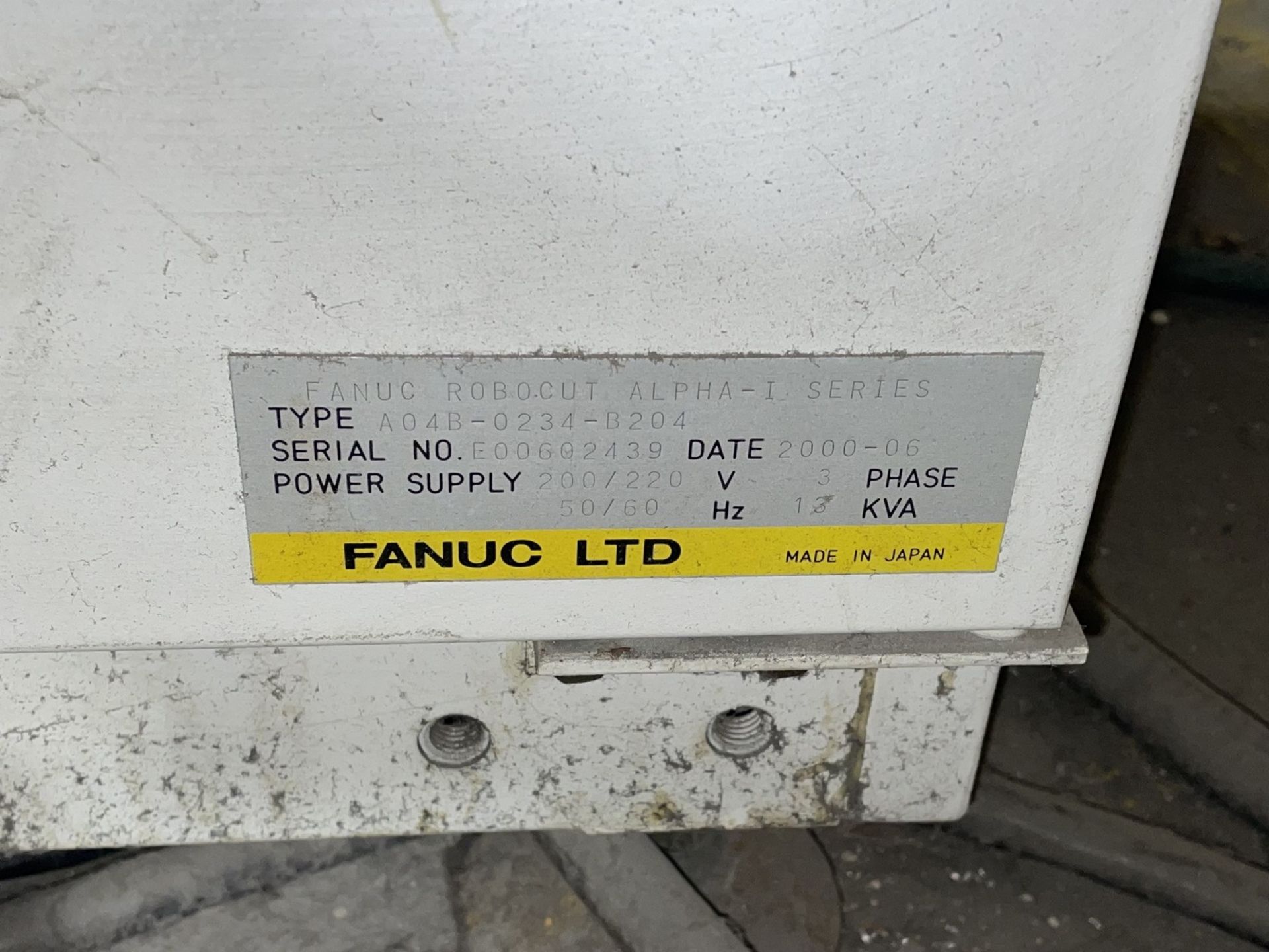 Fanuc Robocut Alpha 1iA CNC Wire EDM - Image 12 of 12