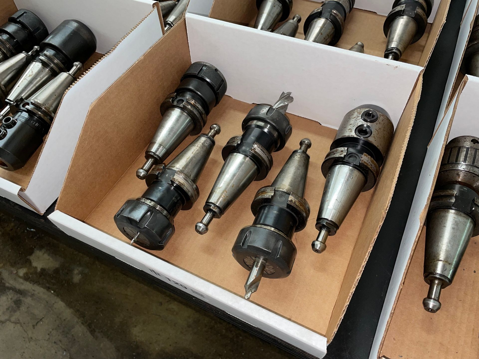 Lot with (5) CAT 40 Tool Holders