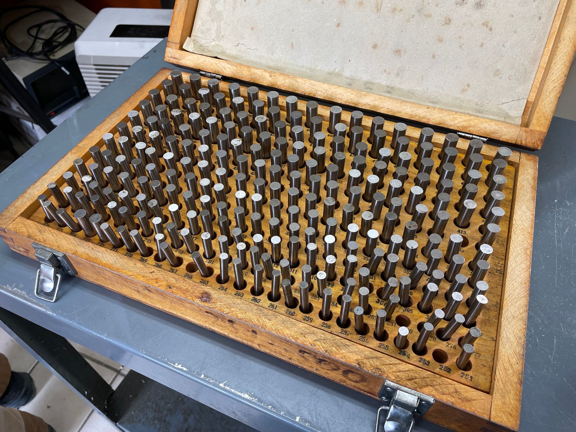 Pin and Plug Gage Set from .251 to .500