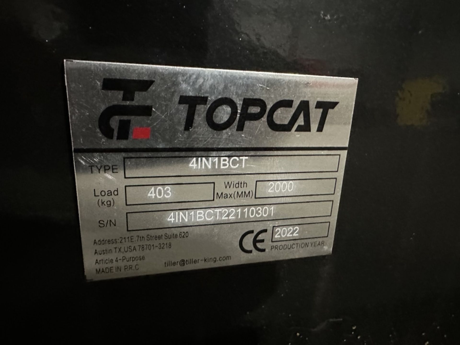 2022 Topcat 4-in-1 Bucket - Image 9 of 9