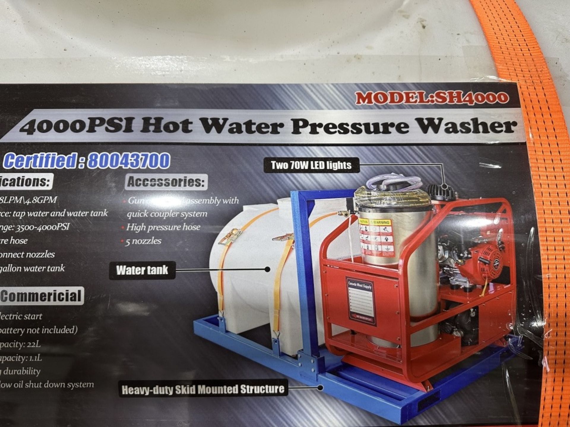2022 Blue Viper SH4000 Pressure Washer - Image 6 of 11