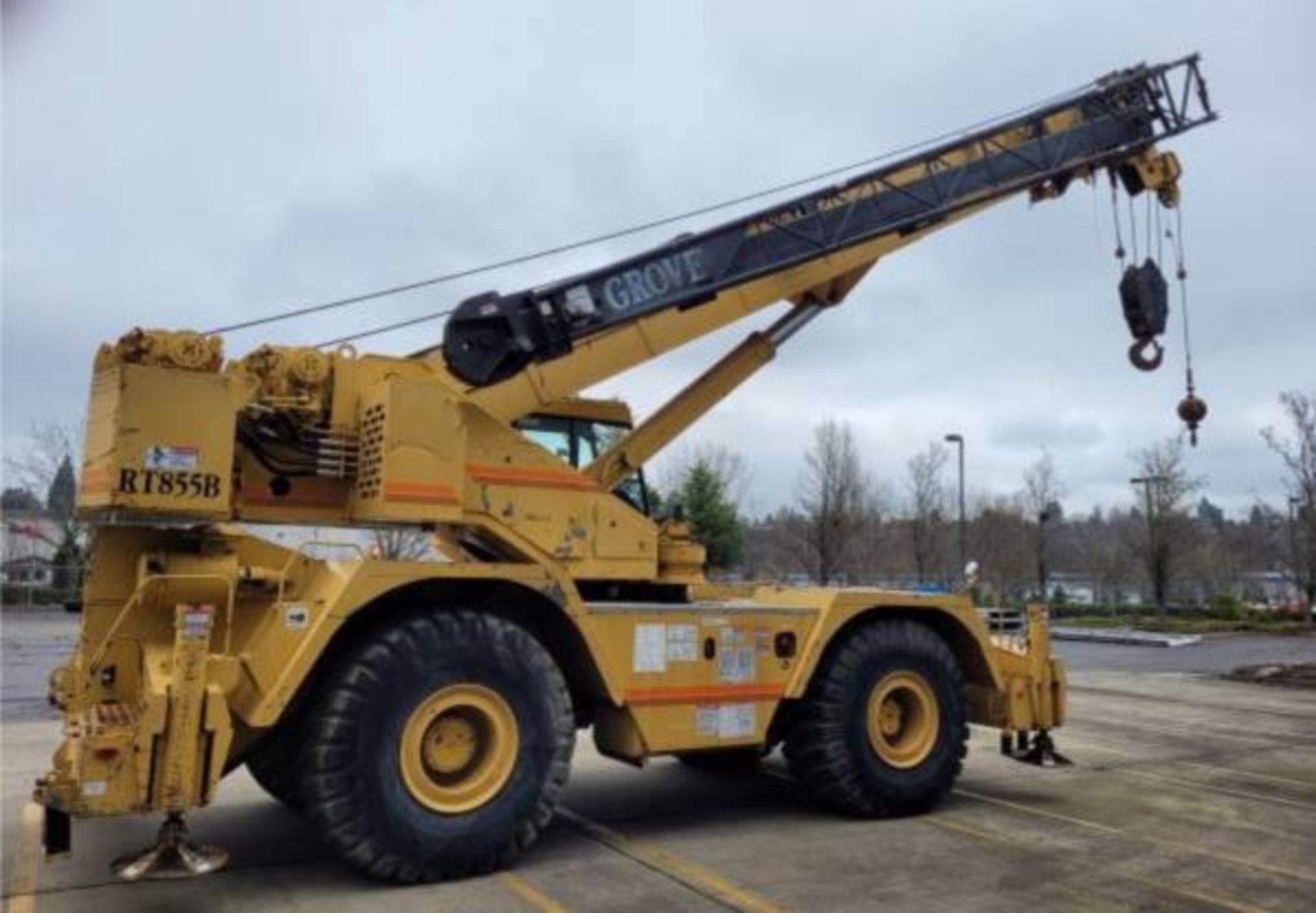 1997 Grove RT855B 4x4 Rough Terrain Crane - Image 2 of 38