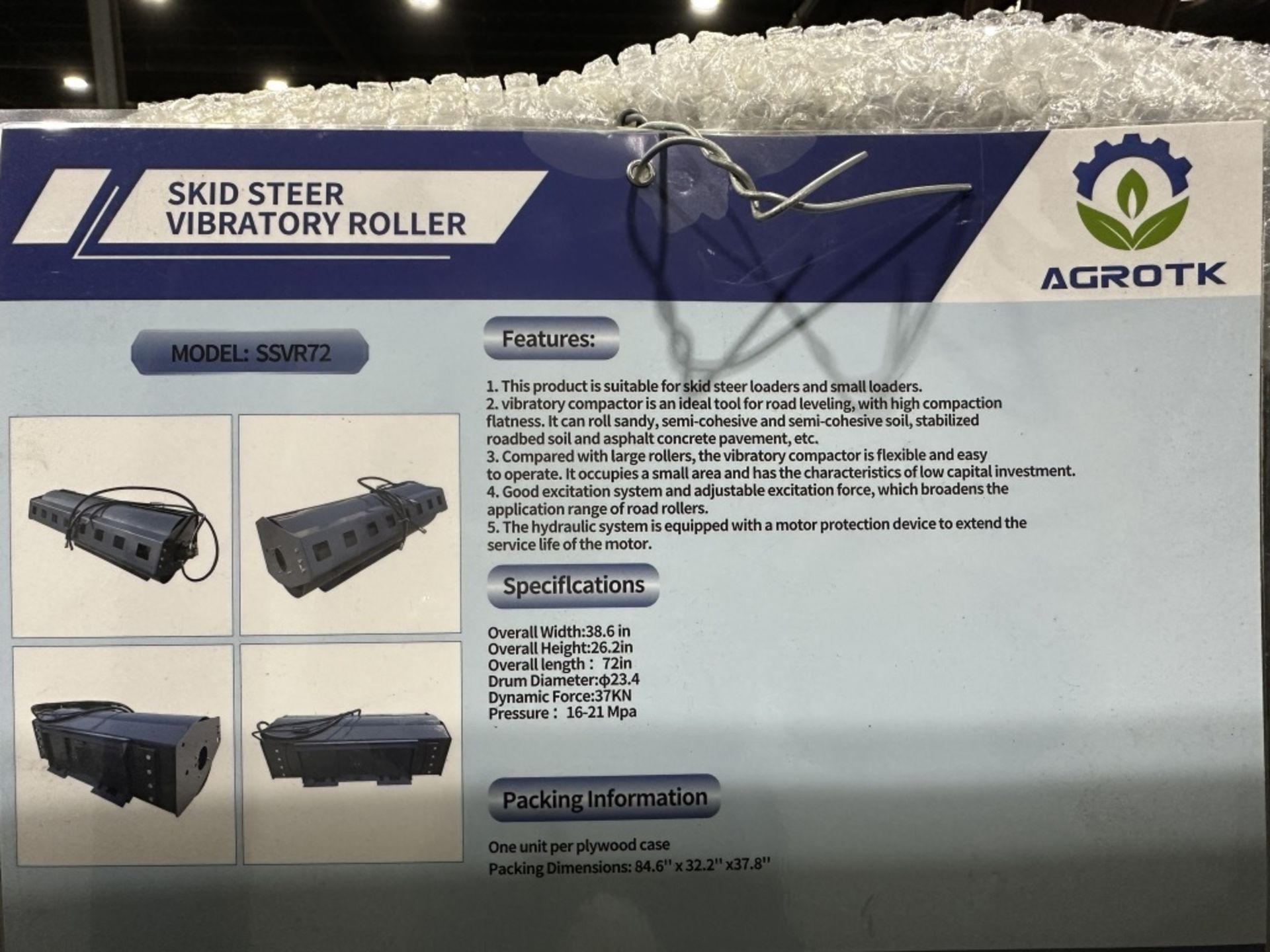 2023 Mower King SSVR72 Vibratory Roller - Image 6 of 6