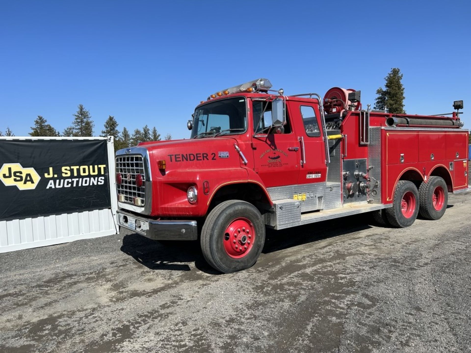 1986 Ford 9000 Fire Engine